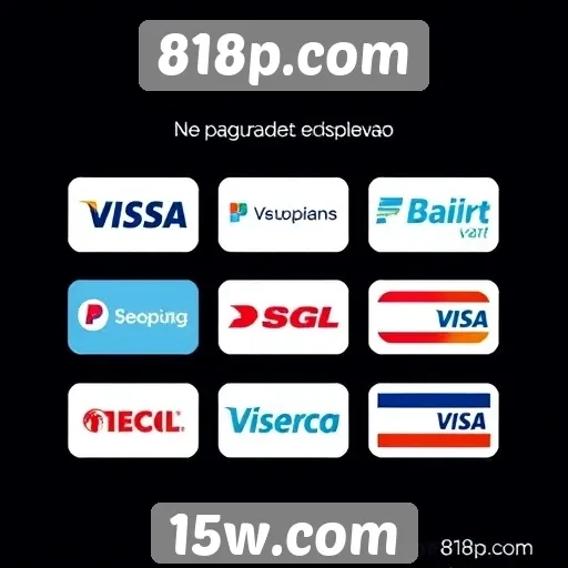 Métodos de pagamento aceitos no 818p.com